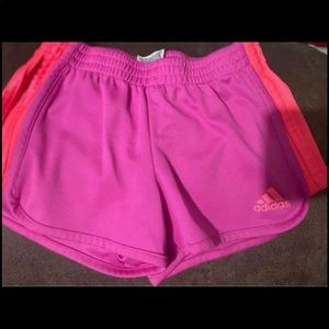 Girls Adidas Pink Athletic Shorts 5T